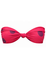 Palm Beach Polka Bandeau Top