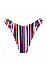 Poolside Stripe Mid V Cheeky Bottom