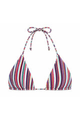 Poolside Stripe Triangle Top