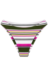 Blush Stripe Mid V Fuller Bottom
