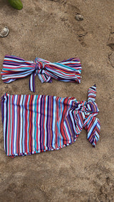 Poolside Stripe Sarong